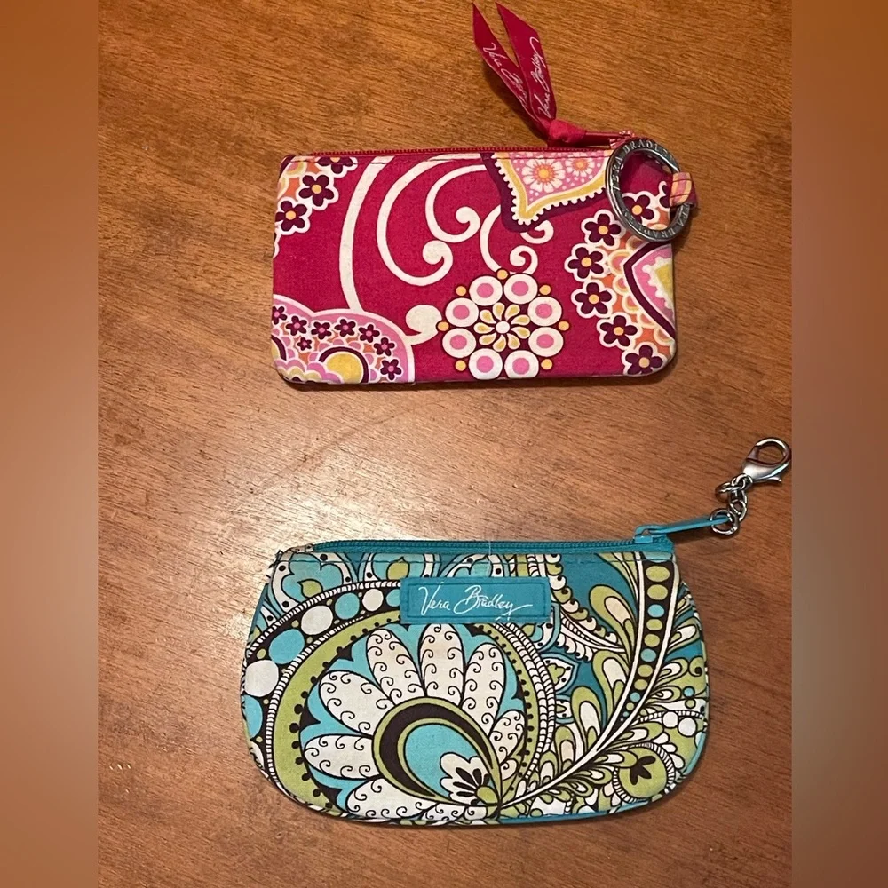 Two Vera Bradley ID zips